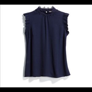 Navy Blue Blouse